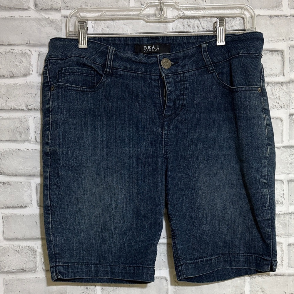 Beau Dawson Denim Bermuda style Jean Shorts size 10P womens